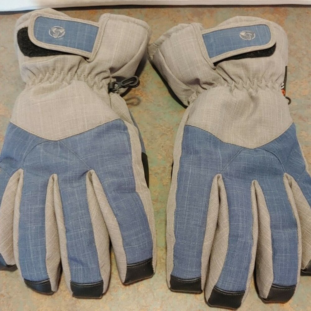 Mens Turbine Nylon Silicone Palm Motorcycle Gloves